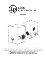 Preview for 1 page of LP Latin Percussion LP1440 Manual