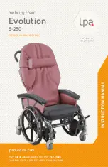 LPA Medical Evolution S-250 Instruction Manual preview