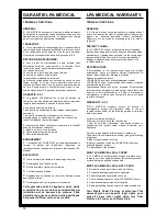 Preview for 14 page of LPA Medical Thera-Glide T-40XX-22 Series User Manual