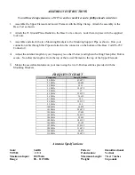 Предварительный просмотр 2 страницы LPB FM58 Assembly Instructions