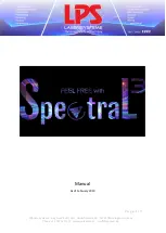 Preview for 1 page of LPS Spectral3 Manual