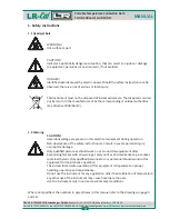 Предварительный просмотр 3 страницы LR-Cal FLUID 100 Operating Manual