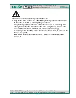 Preview for 5 page of LR-Cal FLUID 100 Operating Manual