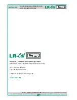 Preview for 44 page of LR-Cal FLUID 100 Operating Manual