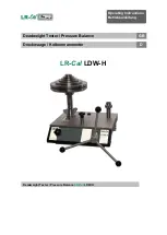 Предварительный просмотр 1 страницы LR-Cal LDW-H Operating Instructions Manual