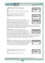 Preview for 11 page of LR-Cal LLC 100 Operating Manual