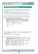 Предварительный просмотр 14 страницы LR-Cal LLC 100 Operating Manual