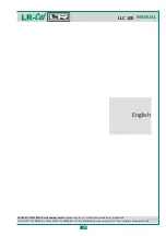Предварительный просмотр 21 страницы LR-Cal LLC 100 Operating Manual