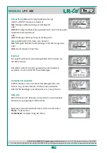 Предварительный просмотр 20 страницы LR-Cal LPC 100 Operating Manual