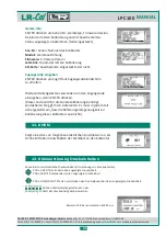 Предварительный просмотр 21 страницы LR-Cal LPC 100 Operating Manual