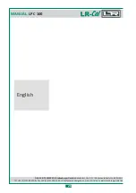 Предварительный просмотр 26 страницы LR-Cal LPC 100 Operating Manual