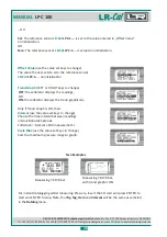 Предварительный просмотр 38 страницы LR-Cal LPC 100 Operating Manual