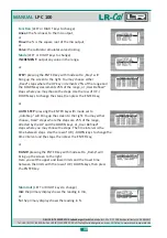 Предварительный просмотр 40 страницы LR-Cal LPC 100 Operating Manual