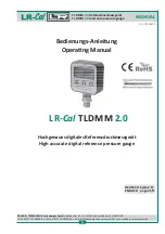 LR-Cal TLDMM 2.0 Series Operating Manual предпросмотр