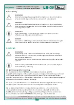 Preview for 4 page of LR-Cal TLDMM 2.0 Series Operating Manual