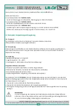 Preview for 10 page of LR-Cal TLDMM 2.0 Series Operating Manual