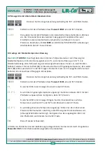 Preview for 22 page of LR-Cal TLDMM 2.0 Series Operating Manual