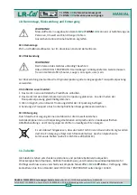 Preview for 23 page of LR-Cal TLDMM 2.0 Series Operating Manual