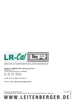 Предварительный просмотр 12 страницы LR DM 80-S Operating Instructions Manual