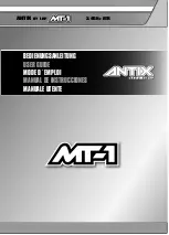 Preview for 1 page of LRP ANTIX MT-1 User Manual