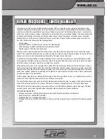 Preview for 27 page of LRP CESSNA 182 User Manual