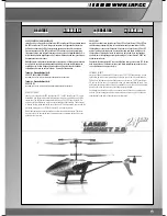 Предварительный просмотр 3 страницы LRP LASER HORNET 2. User Manual