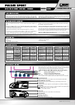 Preview for 2 page of LRP PULSAR SPORT 41410EU User Manual