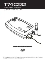 LRS T74C232 User Manual preview