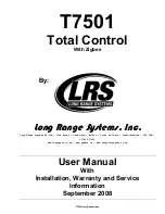 Preview for 1 page of LRS T7501 User Manual