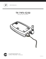 LRS TX-7471-C232 User Manual предпросмотр