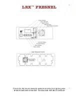 Предварительный просмотр 6 страницы LRX Fresnel Manual