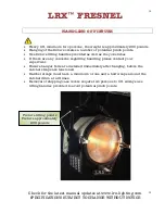 Предварительный просмотр 14 страницы LRX Fresnel Manual