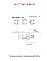 Предварительный просмотр 6 страницы LRX SCORPION Manual