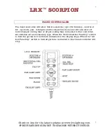 Предварительный просмотр 8 страницы LRX SCORPION Manual