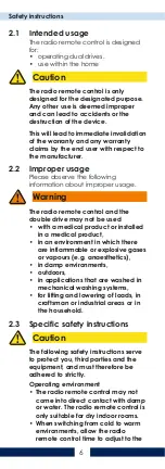 Preview for 6 page of LS Bedding Group VFF/CDL-BF-07 Operating Instructions Manual