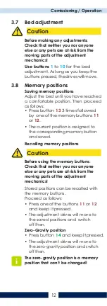 Preview for 12 page of LS Bedding Group VFF/CDL-CF-15 Operating Instructions Manual