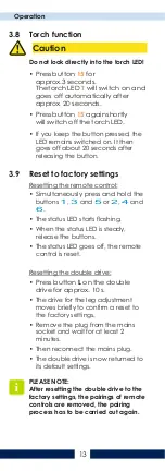 Preview for 13 page of LS Bedding Group VFF/CDL-CF-15 Operating Instructions Manual