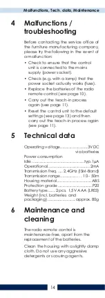 Preview for 14 page of LS Bedding Group VFF/CDL-CF-15 Operating Instructions Manual