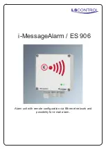 LS Control i-MessageAlarm ES 906 Manual preview