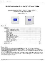 Предварительный просмотр 1 страницы LS Control MultiController E Manual