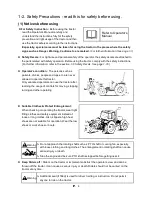 Preview for 8 page of LS tractor G3033 Operator'S Manual