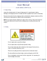 Preview for 4 page of LS LSUM 048R6C 0166F EA DC User Manual