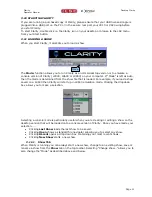 Preview for 19 page of LSC CLARITY LX300 Operator'S Manual