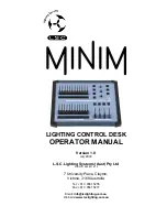 LSC Minim Operator'S Manual предпросмотр