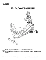 Предварительный просмотр 1 страницы LSG RB-100 Owner'S Manual