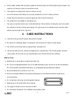 Preview for 4 page of LSG SPG-110 Owner'S Manual