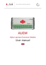 LSI LASTEM ALIEM EL03305 User Manual preview