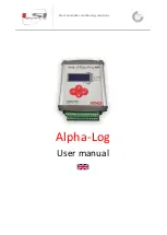 Предварительный просмотр 1 страницы LSI LASTEM Alpha-Log User Manual