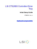 LSI CTS 2600 Initial Setup Manual preview