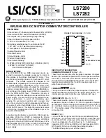 Предварительный просмотр 1 страницы LSI LS7280 Manual